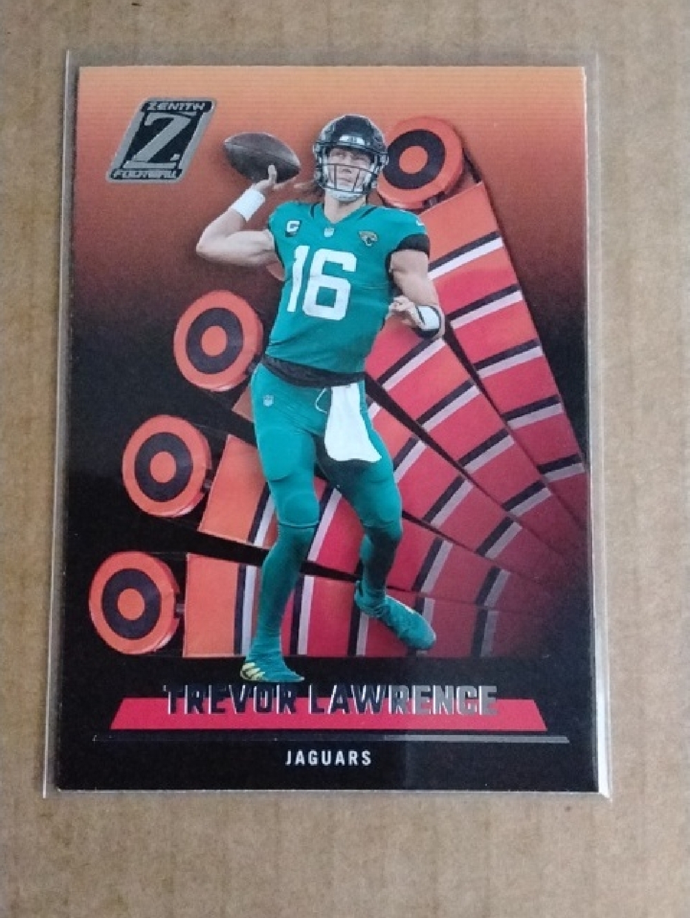 2022 Panini Zenith - #58 Trevor Lawrence Jacksonville Jaguars Red Zone